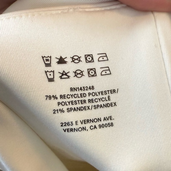 Reformation Daria EcoMove White Square Neck Tennis Mini Dress Small - Picture 6 of 6